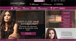 Desktop Screenshot of elegance-hair.com