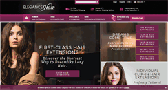 Desktop Screenshot of elegance-hair.de